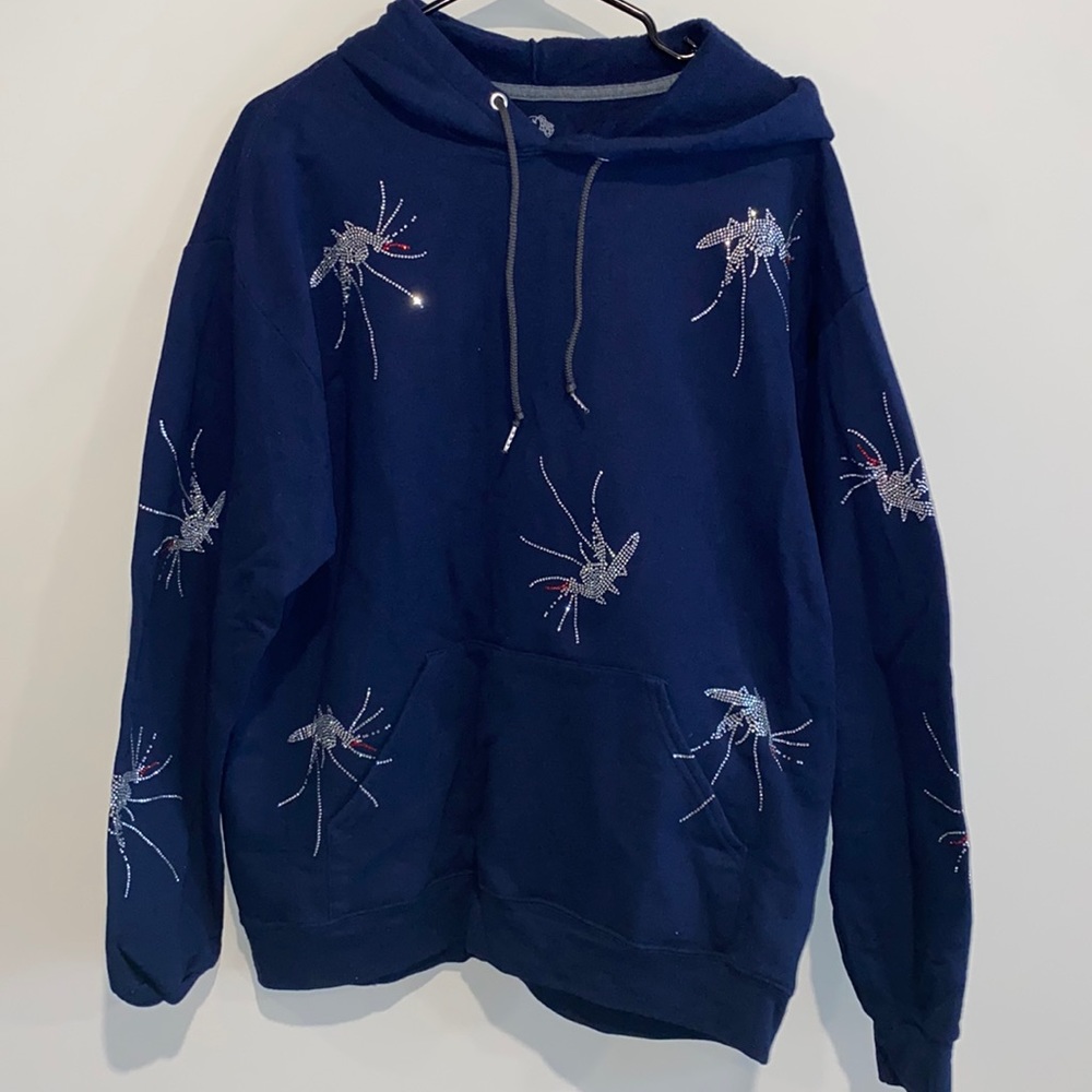 Bug Rhinestone Hoodie